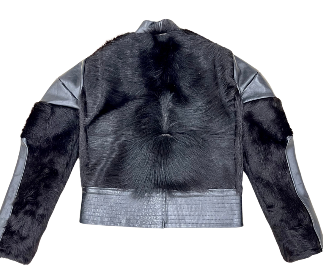 Bull Fur Leather Biker