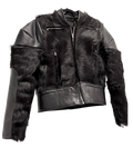Bull Fur Leather Biker